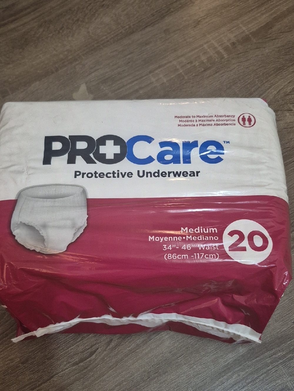 ProCare Protective Briefs - Medium - Pink 20 Dollars For Each Pack